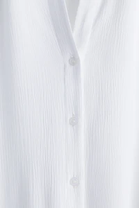 Chemise en viscose froissée