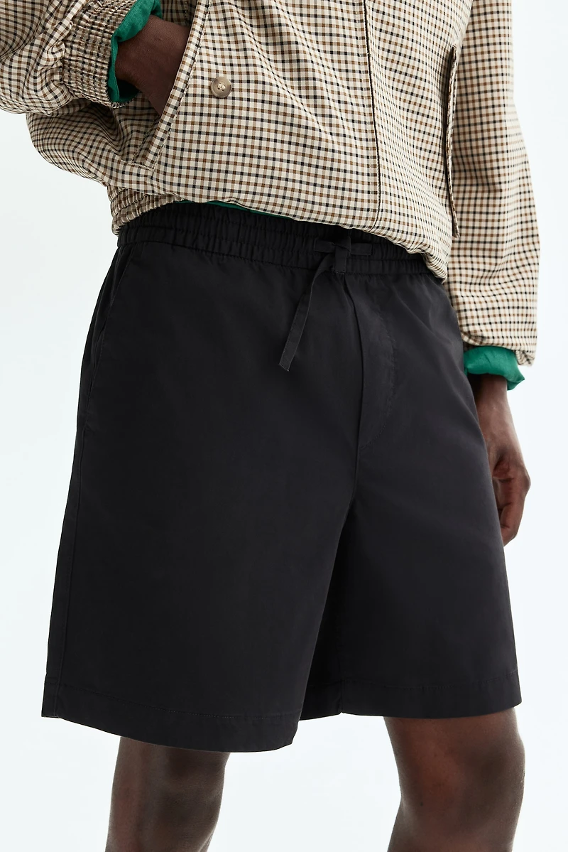 Relaxed-Fit Cotton Shorts