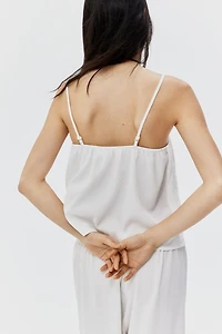 Camisole Top with Eyelet Embroidery