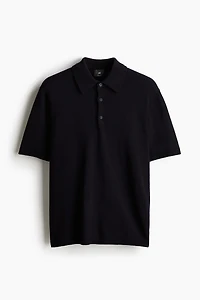 Regular-Fit Fine-Knit Polo Shirt