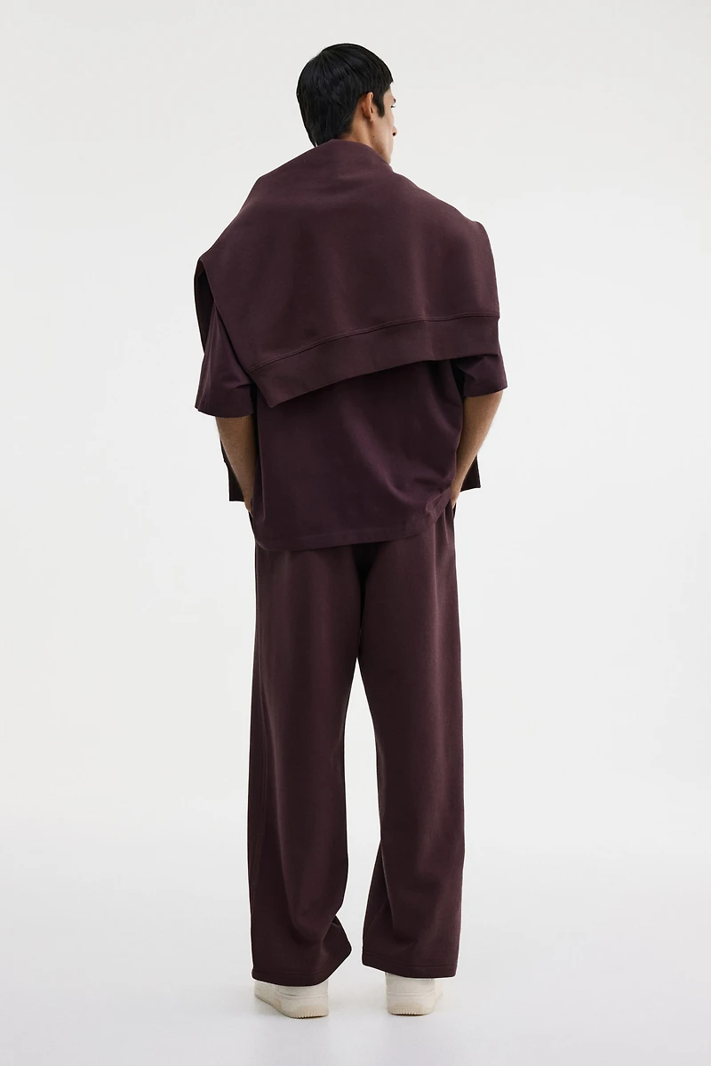 Pantalon en molleton ample