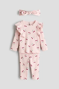 3-Piece Printed Cotton Set