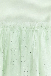 Dress with Tulle Skirt