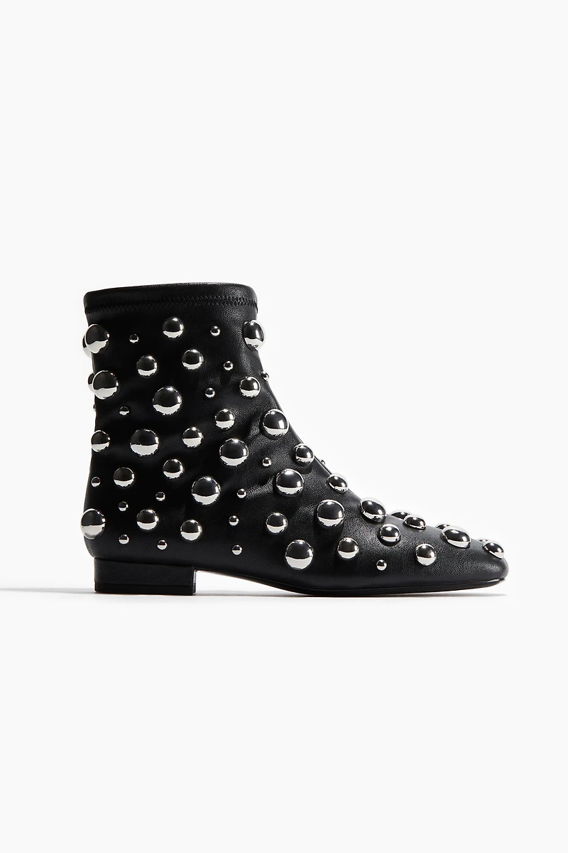 Studded Ankle Boots