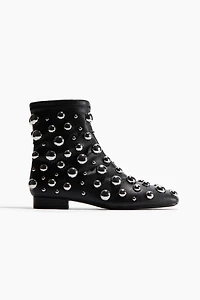 Studded Ankle Boots