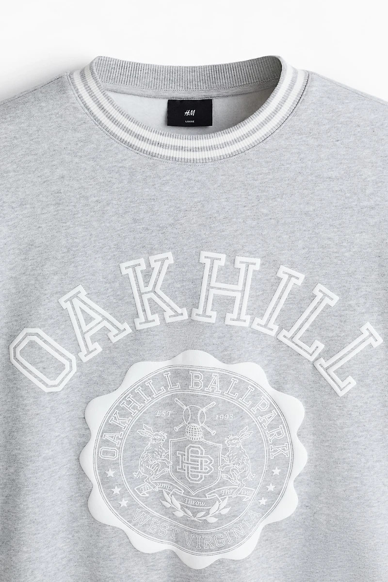 Chandail imprimé ample