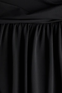 Bubble-Hem Jersey Skirt