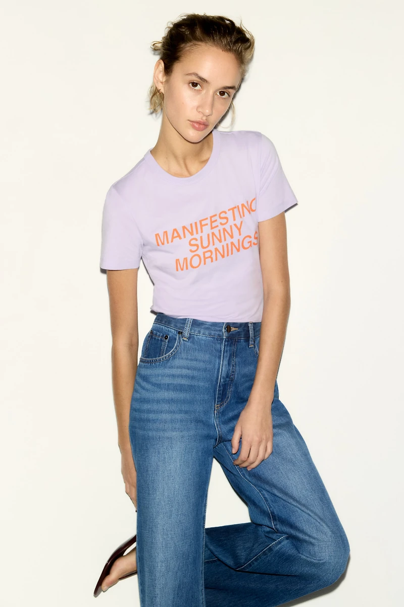 Printed Viscose-Blend T-Shirt