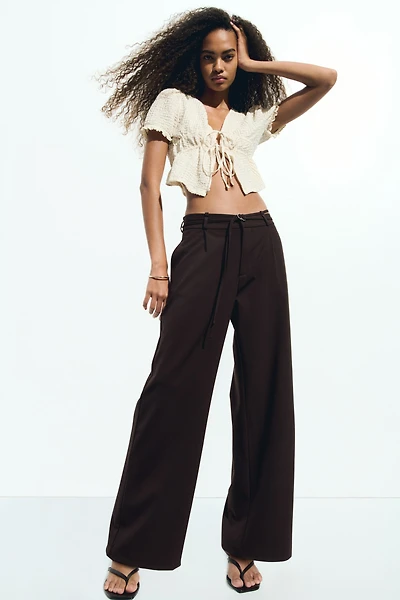 Belted Dress Pants