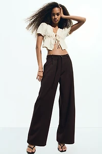 Belted Dress Pants