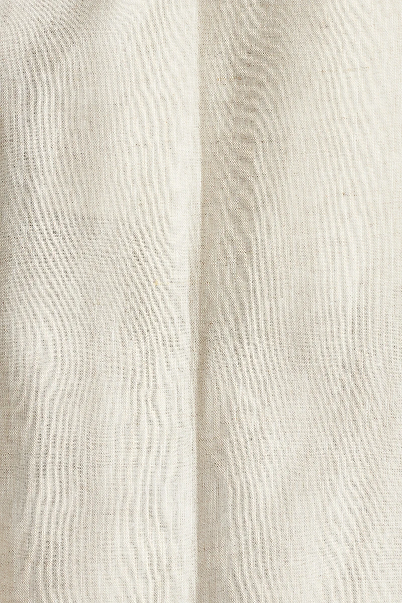 Slim-Fit Linen Suit Pants