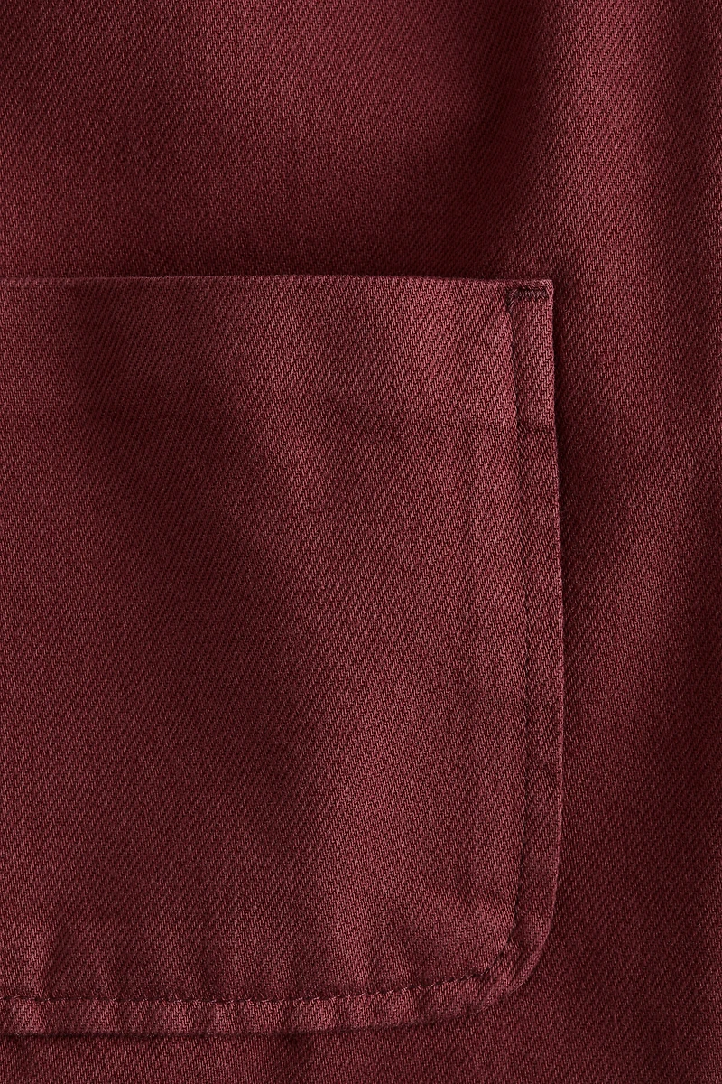 Twill Jacket with Collar