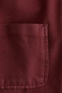 Twill Jacket with Collar