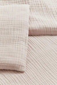 Muslin Crib Duvet Cover Set