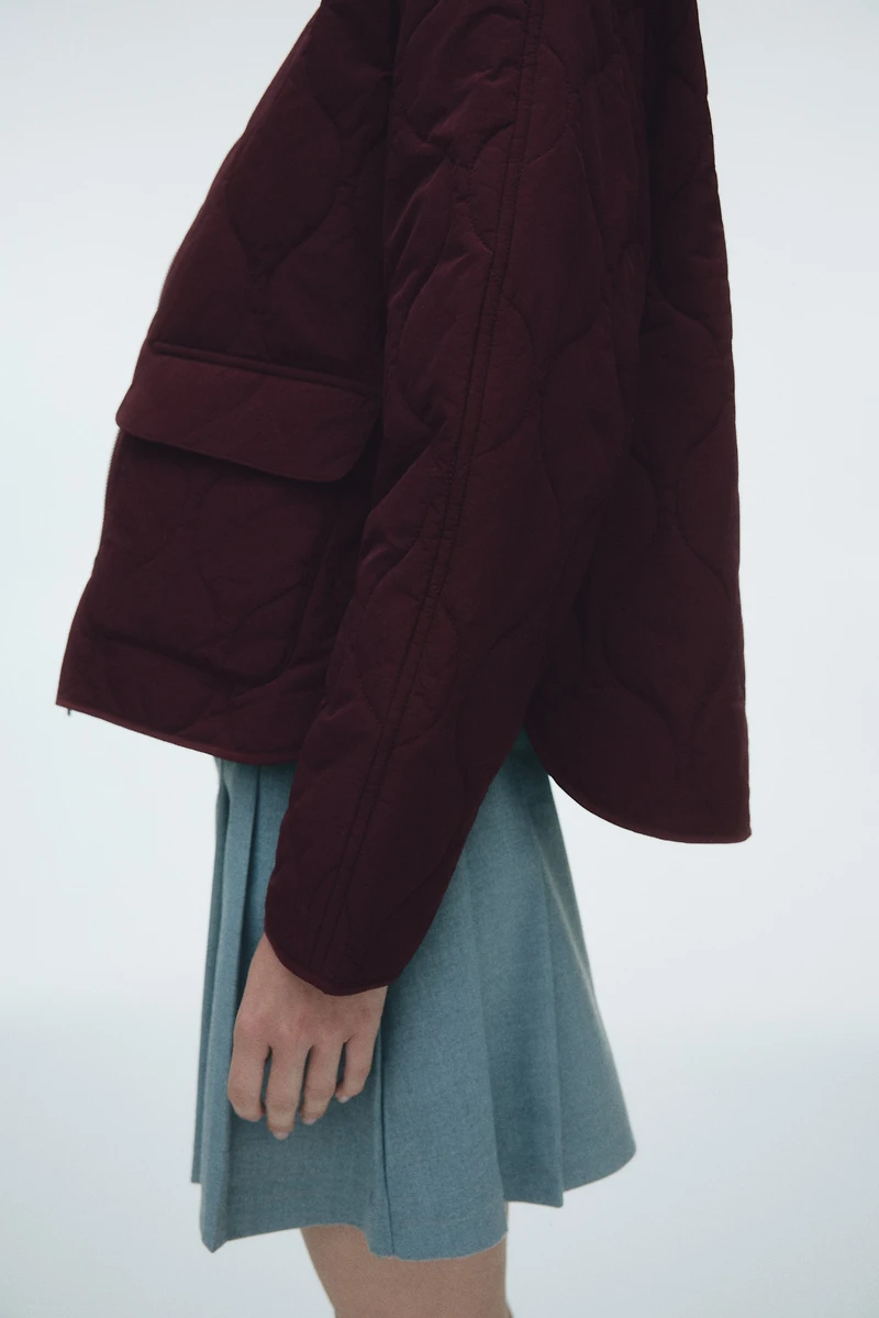 Veste grande taille matelassée