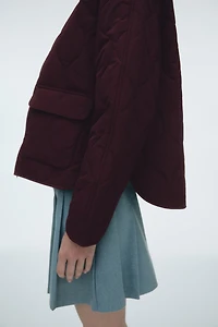 Veste grande taille matelassée