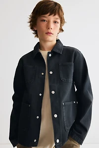 Cotton Twill Cargo Jacket