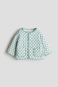Quilted Patchwork-Print Jacket