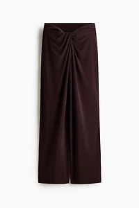 Pantalon en jersey avec détail torsadé