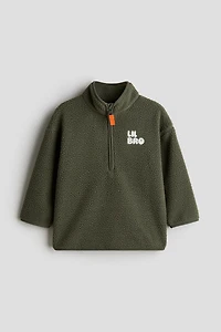 Teddy Fleece Half-Zip Sweatshirt
