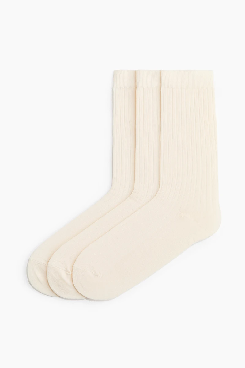 Lot de 3 paires chaussettes en bambou mélangé
