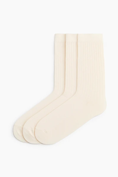 Lot de 3 paires chaussettes en bambou mélangé