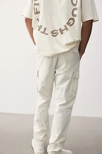 Pantalon cargo près du corps