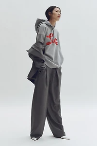 Printed Cotton Hoodie