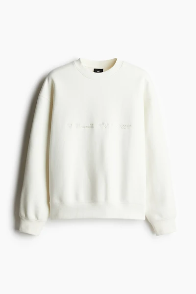 Loose Fit Printed Sweatshirt