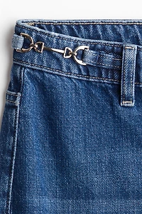 Jean droit taille haute