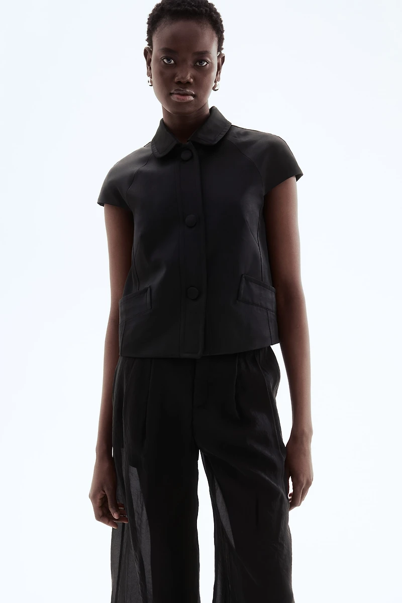 Cap-Sleeved Jacket