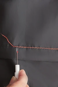 Parka s'ajustant à la croissance résistant l'eau