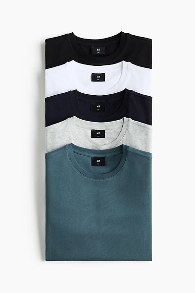 Lot de 5 T-shirts Coupe Amincie