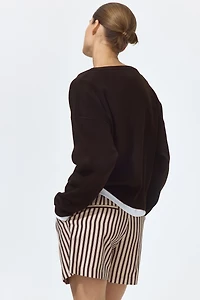 Dressy Linen-Blend Shorts