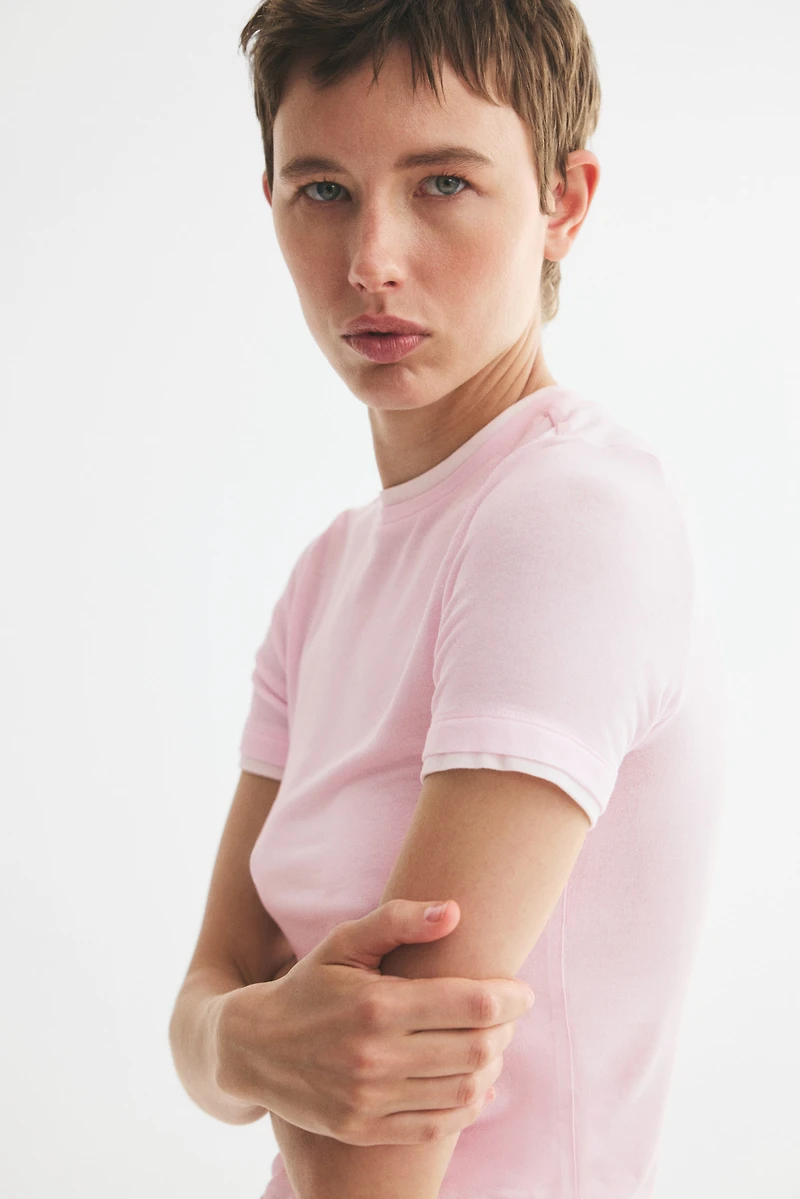 Layered-Look T-Shirt