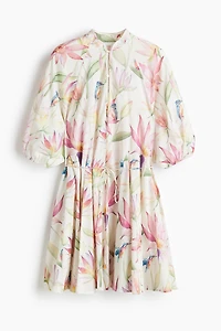 Tie-Belt Dress