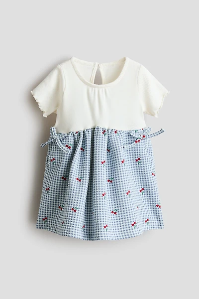 Textured Jersey Dress