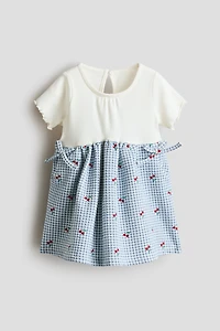 Textured Jersey Dress