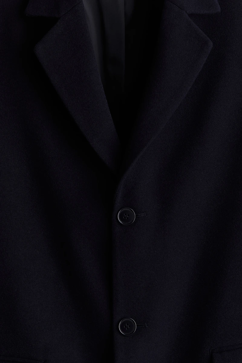 Manteau en laine mélangée