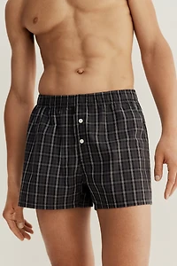 3-pack Woven Cotton Boxer Shorts