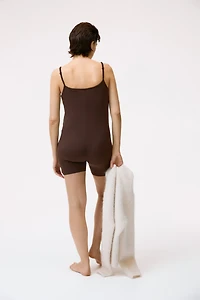 Combinaison-short MAMA à soutien-gorge intégré