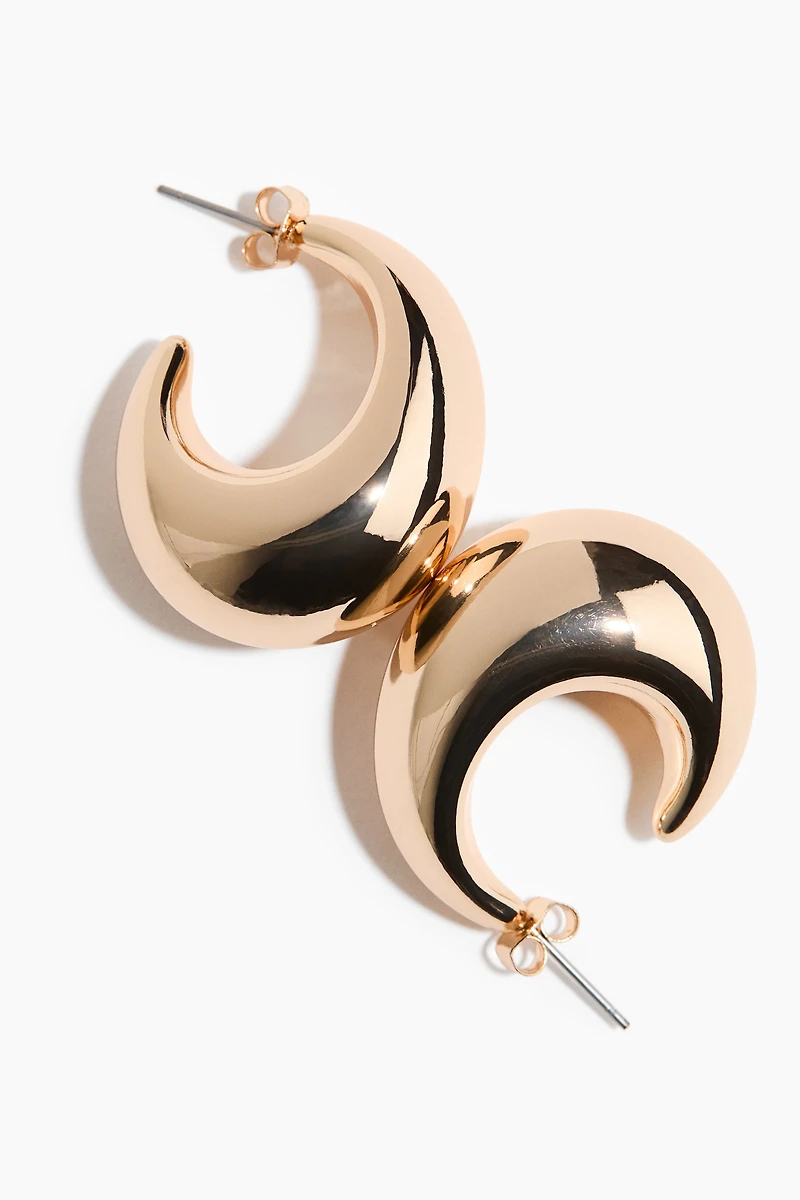 Teardrop Hoop Earrings