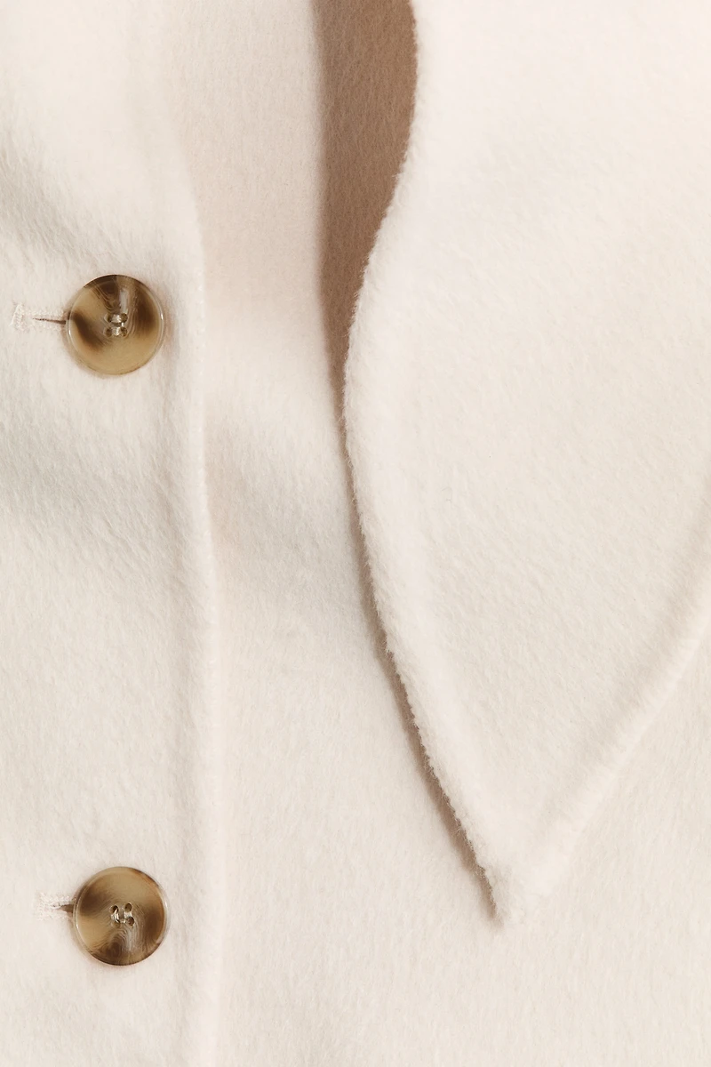 Veste faite main en laine mélangée