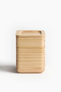 Tall Wooden Organizer Box
