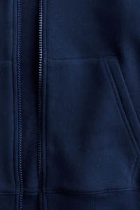Veste à capuchon glissière