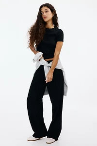Wide-leg Joggers