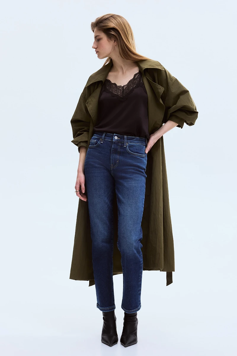 Skinny High Waist Ankle Jeans