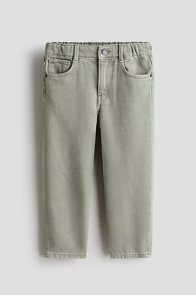 Tapered Cotton-blend Jeans