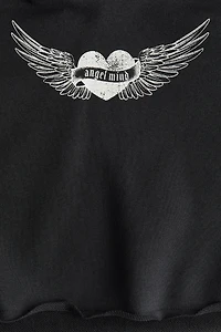 Printed Short Hoodie