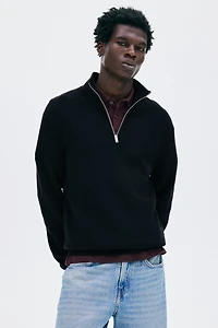 Regular Fit Half-Zip Sweater